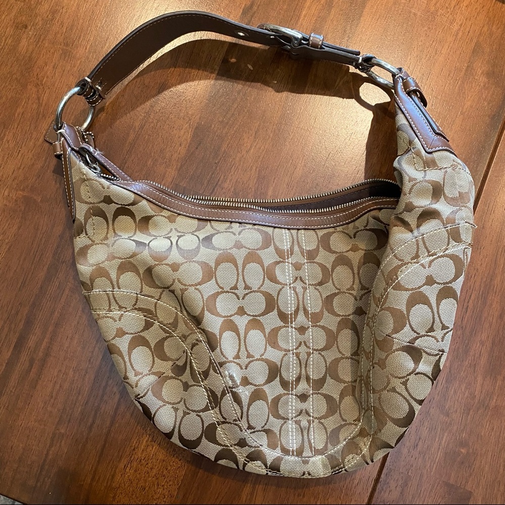 Coach Signature Shoulder Purse